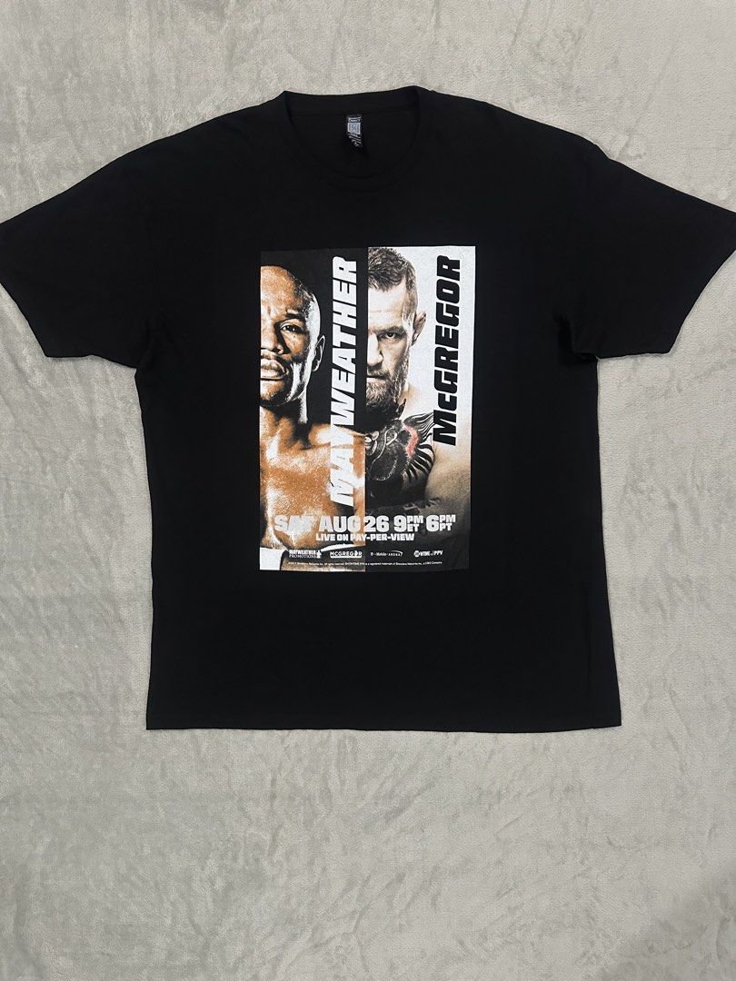 2017 Mayweather vs Mcgregor Fight Promo Tee Boxing UFC (Category: Tshirts & Polo Shirts ) located in Quezon City. Submitted by rackculture (Listing ID 1469477721, Image 1). Description: Size Xlarge 23.5 width 30.5 length Fresh from USA Zero issue 10/10 color rate Steal Price 100% Authentic .