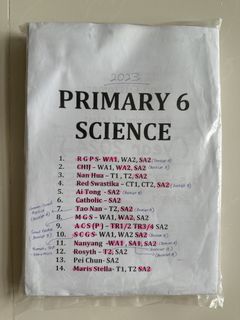 2024 Primary 3 Science Exam Paper, Hobbies & Lifestyle, Books ...