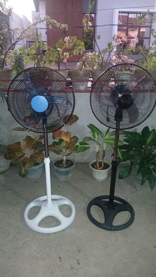 2 Stand Fan Bundle Set For Sale (Category: Fans) located in Manila. Submitted by jmsalx.cls (Listing ID 1469481548, Image 1). Description: 2 Pcs Stand Fan asahi & airfinity size 16" no issue price: 1.4K (can be negotiable) .