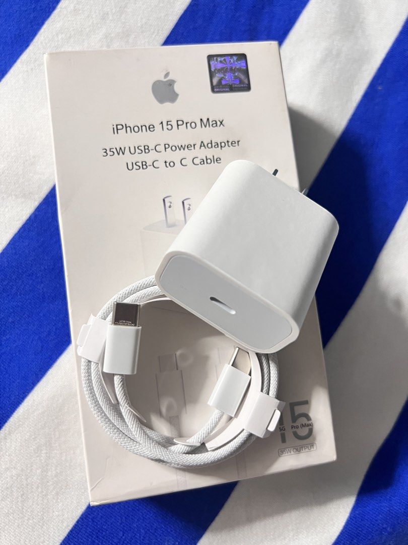 35W iPhone 15 Promax Usb-C (Category: Chargers & Cables) located in Manila. Submitted by as_onlineshop11 (Listing ID 1469475508, Image 2). Description: .