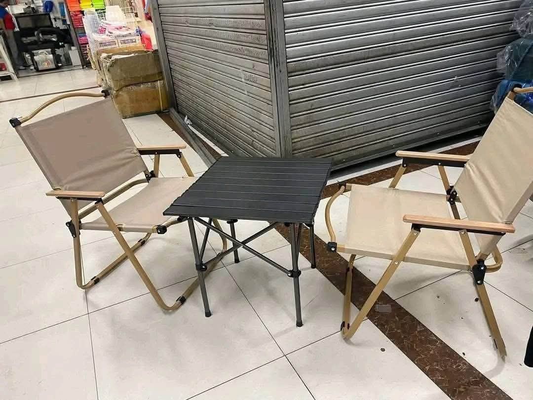 3in1 camping table chair set (Category: Announcements) located in Manila. Submitted by je.assorted.item.26 (Listing ID 1469401863, Image 1). Description: .