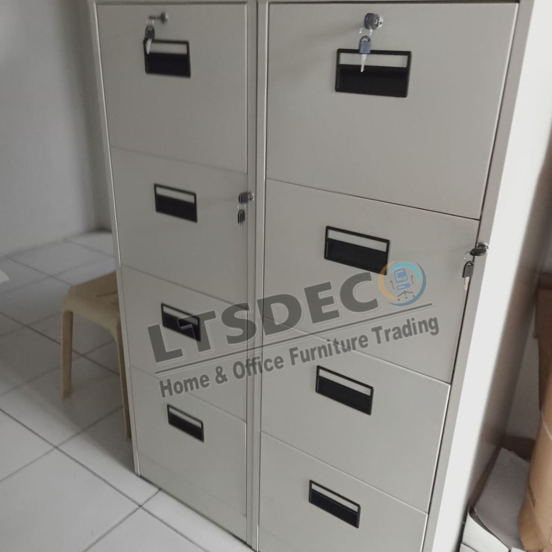 4 DRAWER VERTICAL FILING CABINET OFFICE FUNITURE OFFICE PARTITION ...