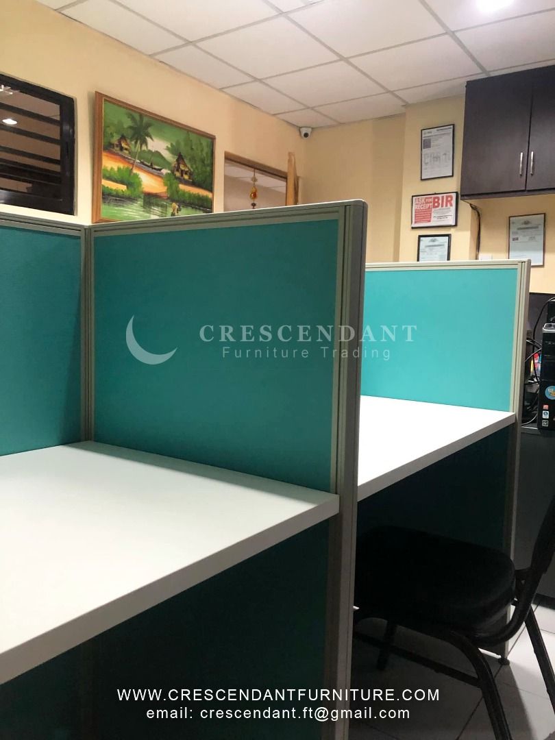 4 Seater Office Cubicle Partition (Category: Office Furniture & Fixtures) located in Pasig City. Submitted by abicft (Listing ID 1469402435, Image 2). Description: (THE PRICE IS FOR POSTING PURPOSES ONLY) CUSTOMIZE OFFICE PARTITION/WORKSTATION Custom-color, measurement 4.5cm thickness in beige/dark gray frame 📌FREE QUOTATION! 📌FREE SITE VISIT & FREE ESTIMATE within Metro Manila 📌FREE 2D AND 3D LAYOUT or you can send us your measurement/layout.