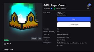 Roblox Limited, Video Gaming, Gaming Accessories, In-Game Products on ...