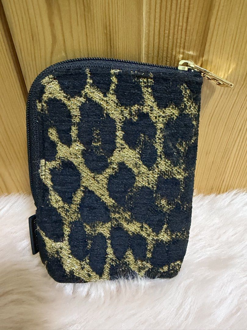 ✨ Authentic Think Bee! Embellished Leopard & Cherry Mini Pouch ✨ (Category: Purses & Pouches) located in Taguig. Submitted by titanars (Listing ID 1469421282, Image 2). Description: • Brand: Think Bee! 🐝 • Condition: [Insert Condition, e.g., Excellent pre-owned condition / Gently used] • Features: Zip-around closure, premium embellishments, signature vibrant interior lining..