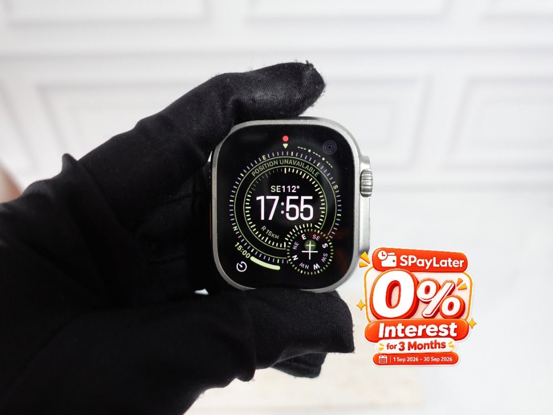 Apple Watch Ultra 1 49mm GPS + Cellular Natural Titanium, Mobile Phones ...