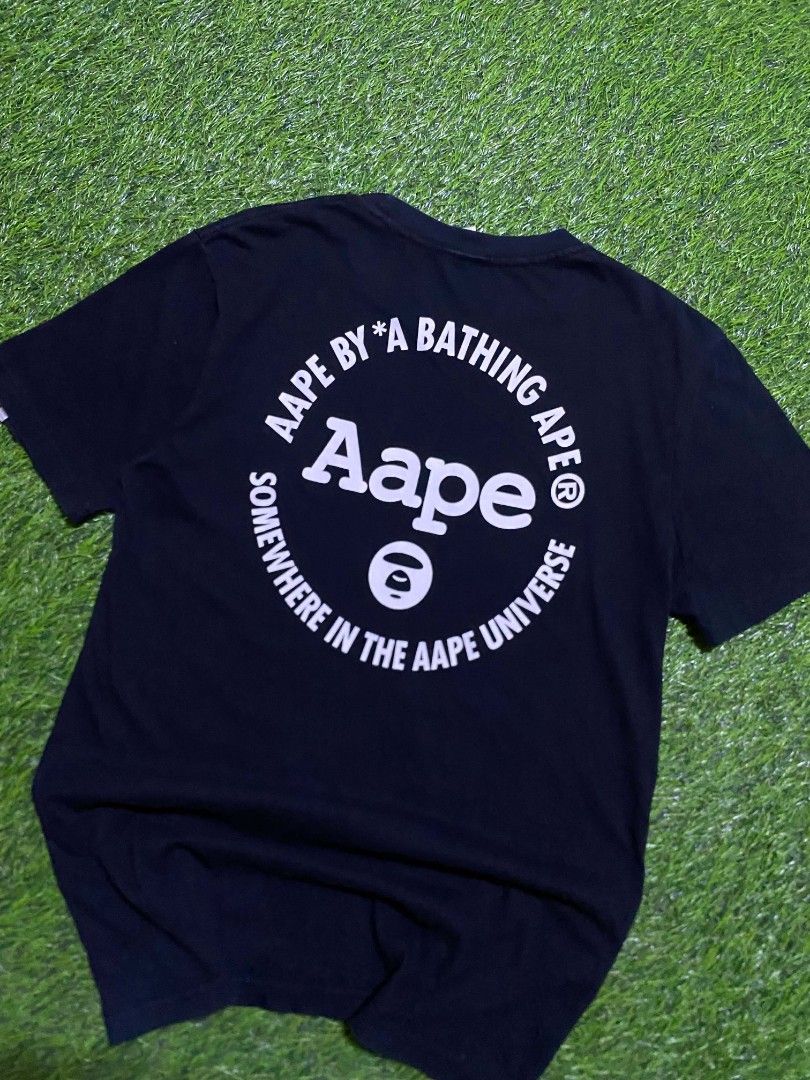 Aape By A Bathing Ape Black Graphic Tee (Category: Tshirts & Polo Shirts ) located in Manila. Submitted by franzenbal30332 (Listing ID 1469535799, Image 3). Description: AAPE SIZE M WIDTH - 18 LENGTH - 27 COLOR RATE 9.8 EXCELLENT CONDI NO ISSUE.