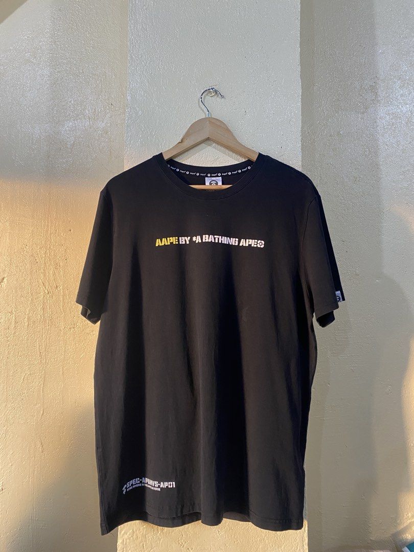 Aape shirt (Category: Tshirts & Polo Shirts ) located in Calapan. Submitted by mnlhabithrift23 (Listing ID 1469513993, Image 1). Description: Width : 22 Length : 27 Color rate : 9/10 Issue : none color may change due to lighting .