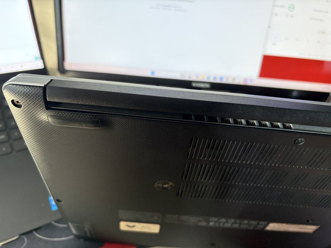 Acer Aspire A314 - 35 Laptop (Category: Laptops & Notebooks) located in Manila. Submitted by dra.kae (Listing ID 1469393626, Image 3). Description: - Model: Acer Aspire A314 - 35 - Condition: Working fine for daily tasks, school, and work. Honest Issue: Im not techy, so im not sure if this is normal. If you'll be using the mouse touchpad while charging, it will act erratic. You should use a mouse instead. Also, yung stickers niya haha, maganda ka