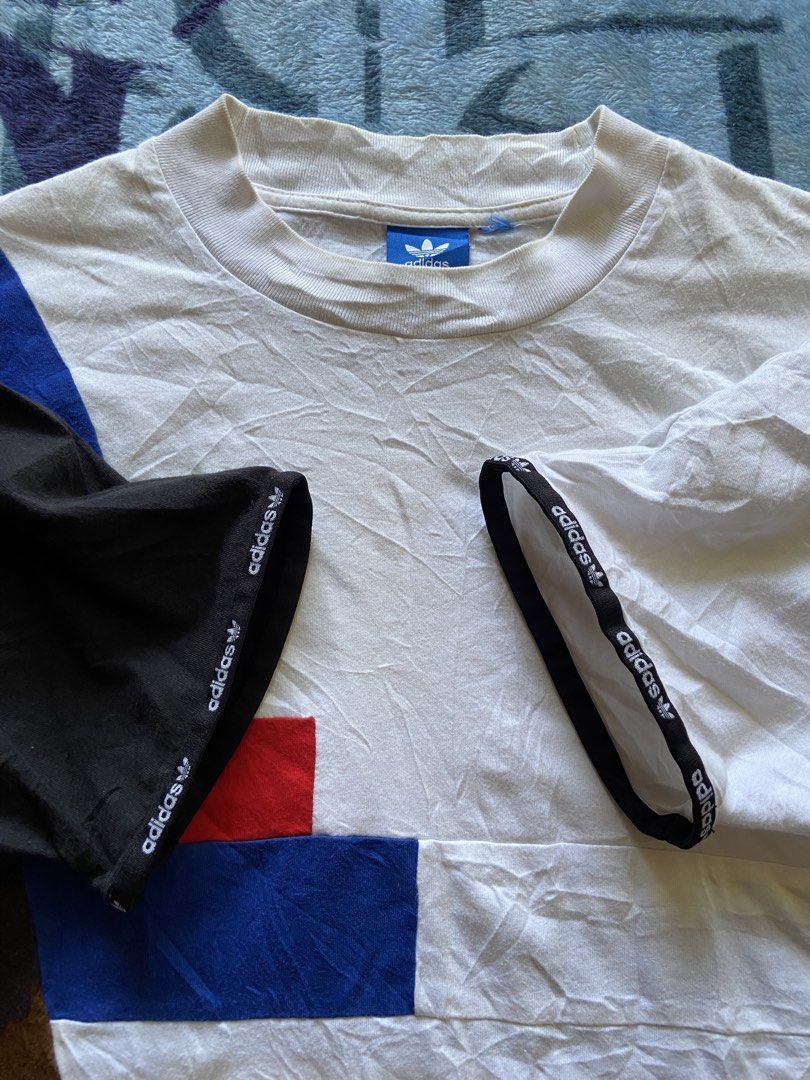ADIDAS BLOCK LONG TEE (Category: Tshirts & Polo Shirts ) located in Davao. Submitted by re.wornn (Listing ID 1469478482, Image 3). Description: •DIMENSION W17 LENGHT FRONT26 BACK29 •NEED WASH ONLY •EXCELLENT CONDITION 🏷️380 ADD SHIP 📩DM.