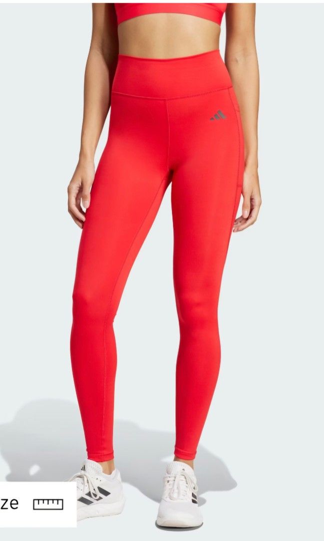 Adidas Techfit Leggings (Category: Activewear) located in Santa Cruz. Submitted by deenem (Listing ID 1469436635, Image 1). Description: Like New😍👌 No flaws👌 M on Tag (Measurements laid flat in inches) Waist: 14-16 Lenght: 33.5.