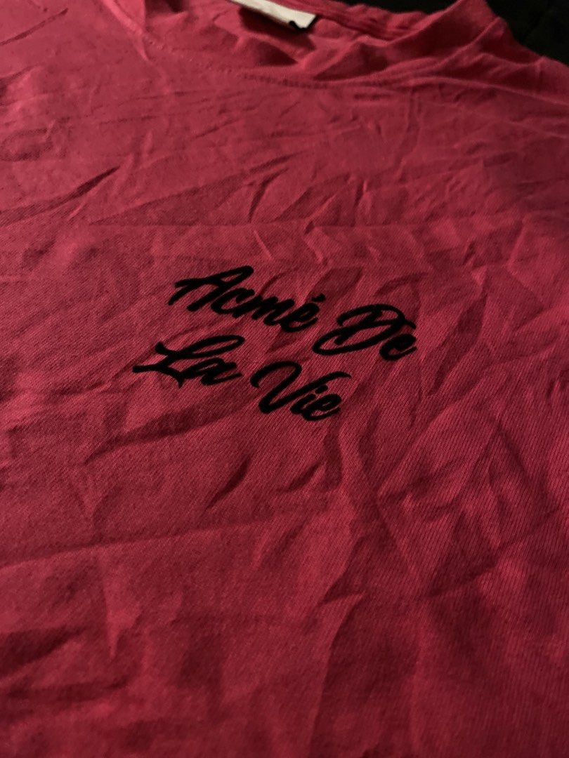 ADLV SUEDE TEE (Category: Tshirts & Polo Shirts ) located in Manila. Submitted by urbanhits (Listing ID 1469440162, Image 3). Description: ADLV SUEDE DESIGN PINK TEE / 29 length / 23 width / 10/10 Condition 10/10 Color Rate NO ISSUE.