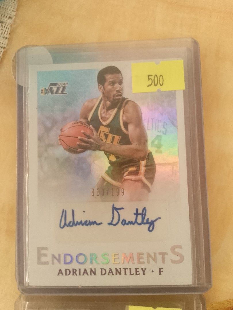 Adrian Dantley (Category: Raw Singles) located in San Juan City. Submitted by jim.jim7 (Listing ID 1469432377, Image 1). Description: Adrian Dantley nba basketball autograph auto card.