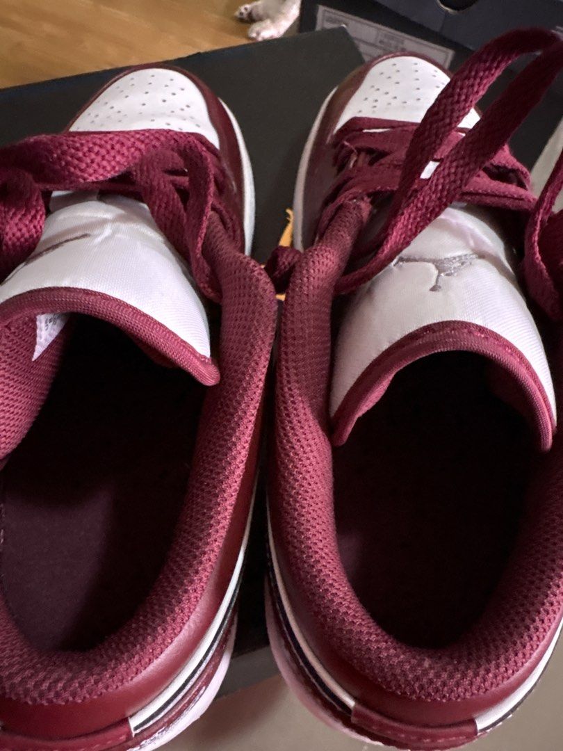 Air Jordan 1 low (Category: Sneakers) located in Binan City. Submitted by dabiescloset (Listing ID 1469415509, Image 3). Description: Air jordan 1 low size US 8 UK 7 cm 26. Bought in singapore on a trip. Rfs want to declutter and buy something else. Seller will shoulder shipping. Used 2-3x only good as new no bag smell.