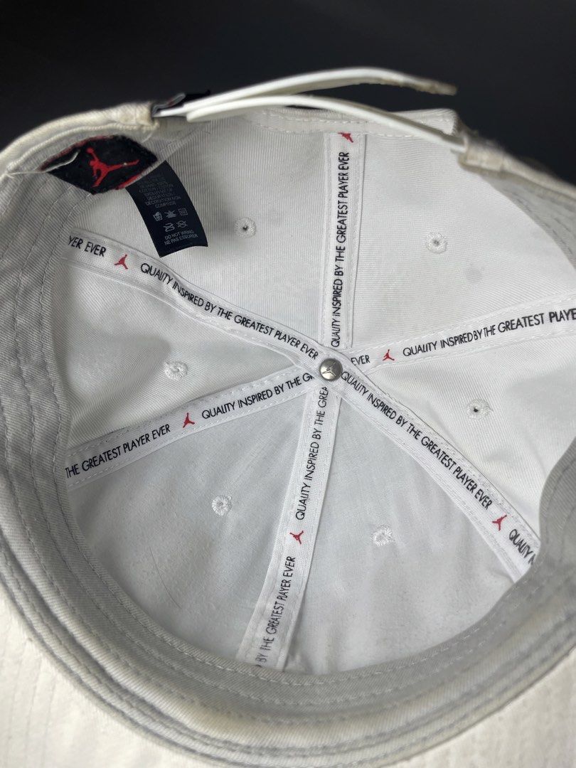 Air Jordan Cement Snapback (Category: Caps & Hats) located in Manila. Submitted by jarchive (Listing ID 1469417633, Image 3). Description: - Good condition - Need wash - One size fits all - See issue last picture MOP: GCASH 📩.