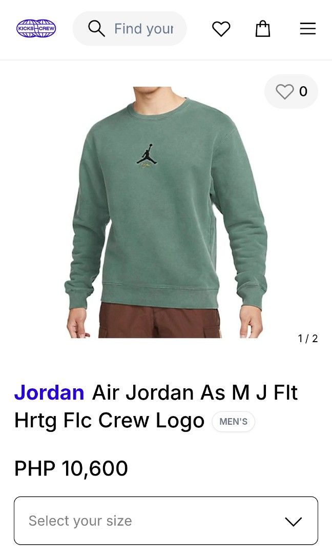 AIR JORDAN FLIGHT SWEATER JACKET (freeshipping) (Category: Coats, Jackets and Outerwear) located in Quezon City. Submitted by gyl-stop (Listing ID 1469456898, Image 2). Description: free shipping 24x28.5 very good condi cr: 8.8/10 issue: signs of usage.
