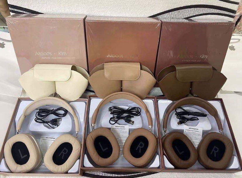 AIRPODS MAX PRO X KIM KARDASHIAN (Category: Headphones & Headsets) located in Manila. Submitted by justria (Listing ID 1469455593, Image 1). Description: compelte inclusion.