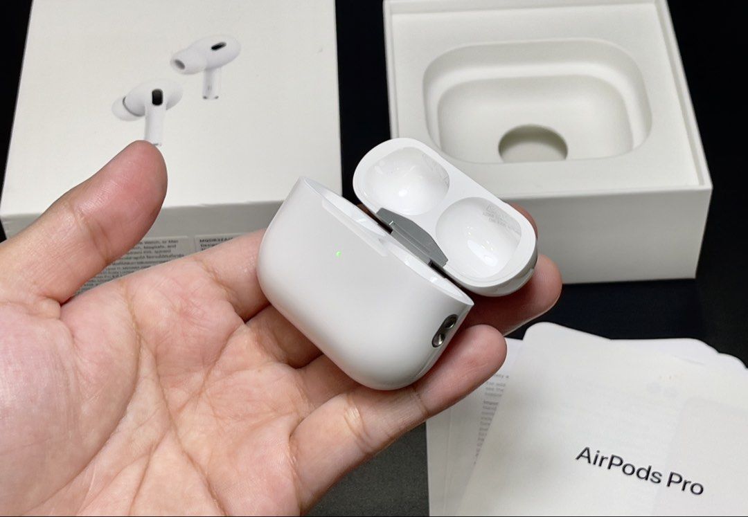 Airpods PRO 2 CHARGING CASE TYPE-C ONLY (Category: Earphones) located in Manila. Submitted by prelovedbyporttt (Listing ID 1469485110, Image 3). Description: Airpods PRO 2 CHARGING CASE TYPE-C ONLY 🔗PERSONAL WARRANTY: 1 MONTH (Valid as long as the item hasn’t been dropped or exposed to water) • 100% No hidden defects • 100% Battery health is in great condition • 100% Fully functional • 100% Original item (feel free to check my transaction post o