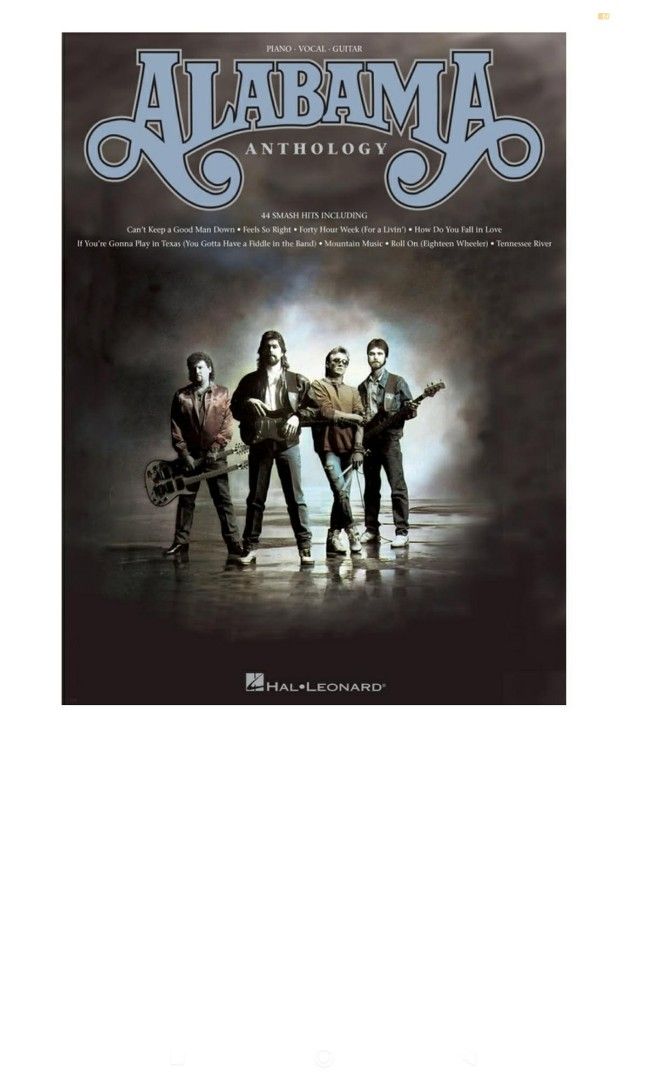 Alabama Anthology Sheet Music (Category: Music Scores) located in Puerto Princesa. Submitted by silentstone_b1af8fpiano (Listing ID 1469521657, Image 1). Description: .
