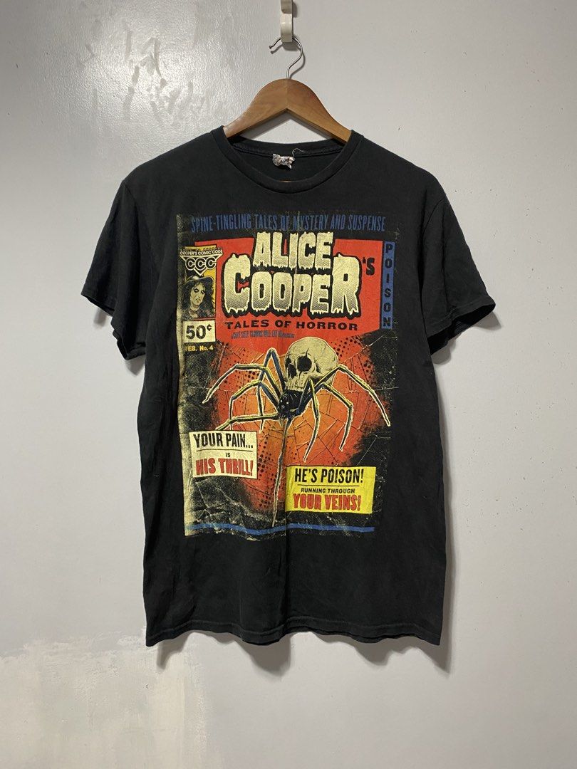Alice Cooper World Tour (Category: Tshirts & Polo Shirts ) located in Dumaguete. Submitted by hippiyippe (Listing ID 1469552249, Image 1). Description: Dimes 20 by 27.