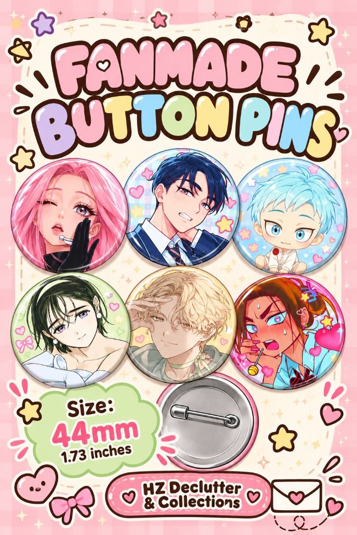 Alien stage button pins 1.73" fanmade custom button pins (Category: Other Merchandise) located in Manila. Submitted by hzdeclutterstuffscollectionsph (Listing ID 1469510200, Image 1). Description: P20each / P90 set of 6pcs Material: Glossy Finished Size: 1.73" / 44mm 👆Choose on the Pictures above 👆 ✅N0 C0D ✅Need DP (NRDP) to proceed order 📍PASIG (LALAMOVE/SPX) ✨ ✅G•Cash.