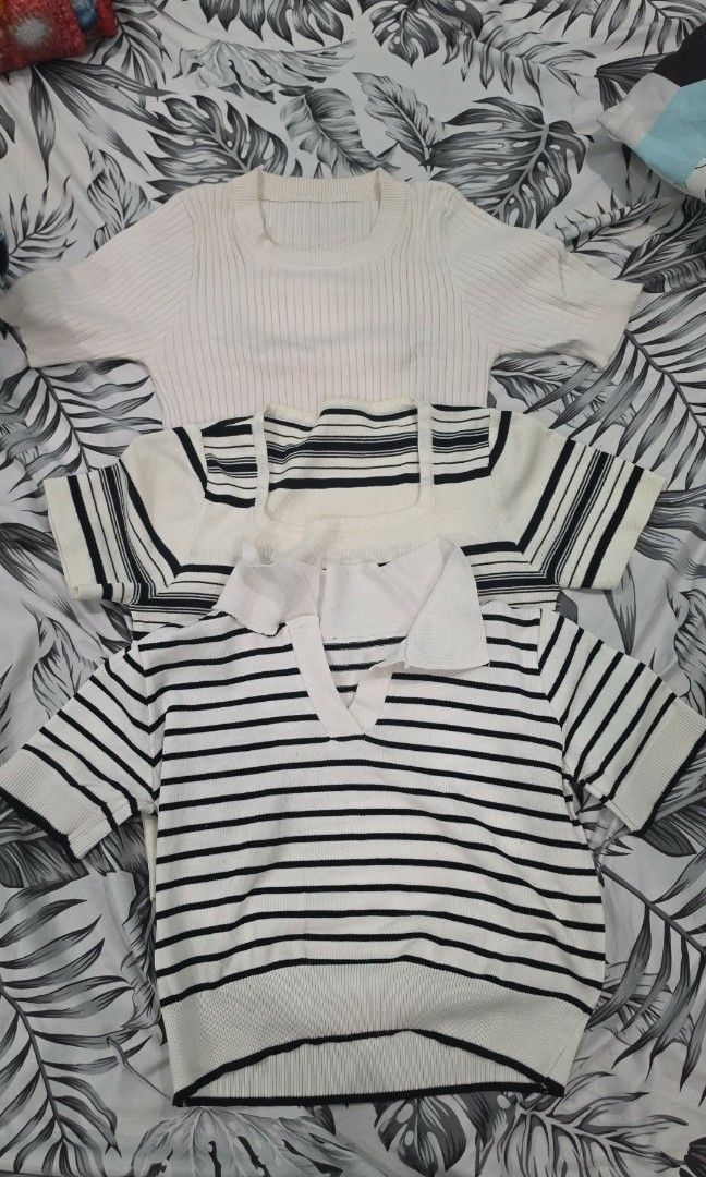 All white top (Category: Clothes Drying Rack) located in Agdangan. Submitted by closetbysamita (Listing ID 1469501782, Image 1). Description: get all white tops 250 php only take all well used needs wash good for fashion.