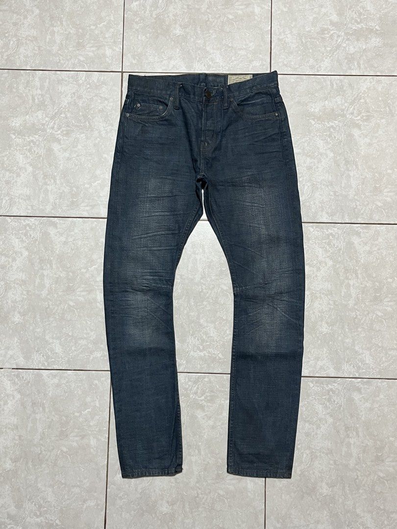 AllSaints Frith Cigarette Rainbow Selvedge Jeans (Category: Jeans) located in Manila. Submitted by nycts (Listing ID 1469457058, Image 2). Description: AllSaints Frith Cigarette Rainbow Selvedge Jeans Waist 31 Length 42 Hem 6.5 Like new Button Fly Product color may slightly vary due to photographic lighting‼️ Courier: J&T Mode of payment: Gcash / PayMaya / Gotyme Direct message if interested 📩.