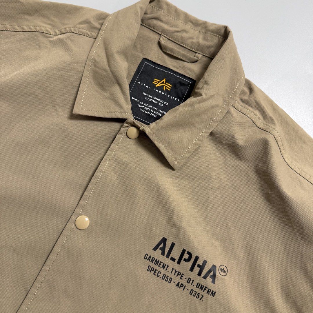 Alpha Industries Lightweight Relaxed Coach Jacket (Category: Coats, Jackets and Outerwear) located in Cebu City. Submitted by inukaybyjlf (Listing ID 1469560711, Image 3). Description: Condition: Good as new Issue: No flaws Dimensions: 25x28 Best fit: L-XL Please refer to photos for actual condition.