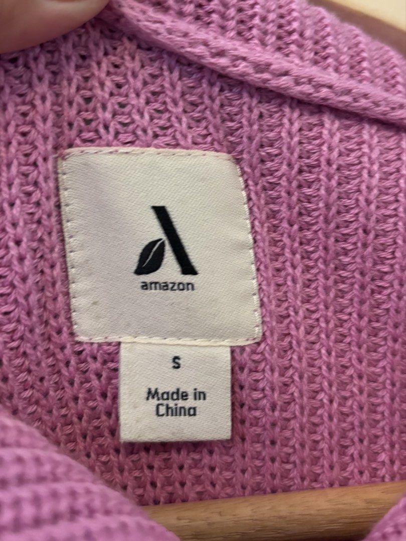 AMAZON RIBBED KNIT HALF ZIP PULLOVER SWEATER JACKET (s) (Category: Coats, Jackets and Outerwear) located in Lipa City. Submitted by upcycle_alley (Listing ID 1469571953, Image 2). Description: .