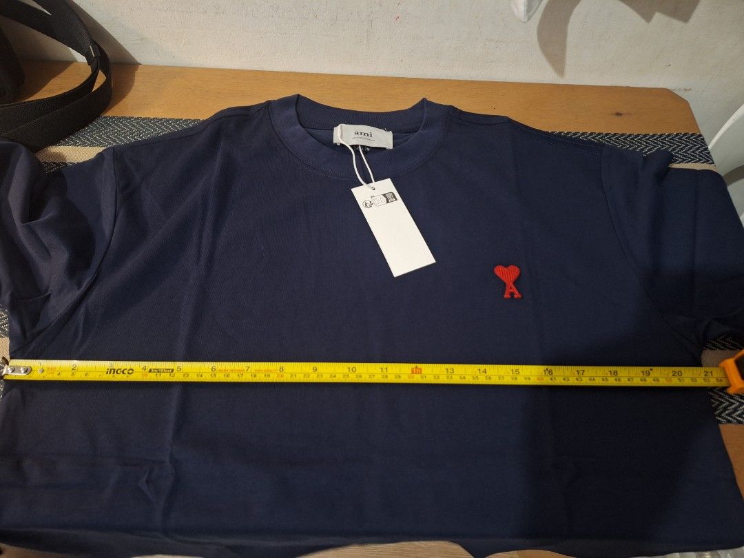 Ami shirt boxy fit small navyblue (Category: Tshirts & Polo Shirts ) located in Santa Rosa. Submitted by pat0317 (Listing ID 1469497973, Image 2). Description: brandnew legit no issue ami tshirt navyblue small - 21 x 26.5 cod cop lbc lalamove.