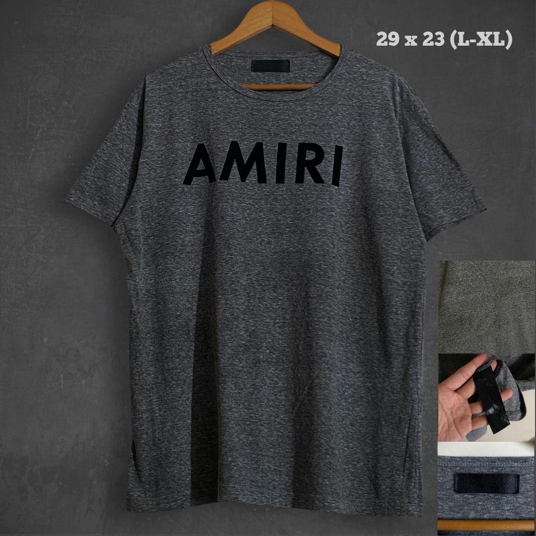 Amiri Carpet Logo Gray Tee (Category: Tshirts & Polo Shirts ) located in Rizal. Submitted by van.b (Listing ID 1469528330, Image 1). Description: Amiri Carpet Logo Gray Tee 29” x 23” (L-XL) ₱299 + shipping fee Carpet-type logo design Issue(s): Very minimal stains (unnoticeable) Color Rate: 9.5 We are not affiliated or associated with any of the brands featured. All trademarks and copyrights belong to their respective owners. .