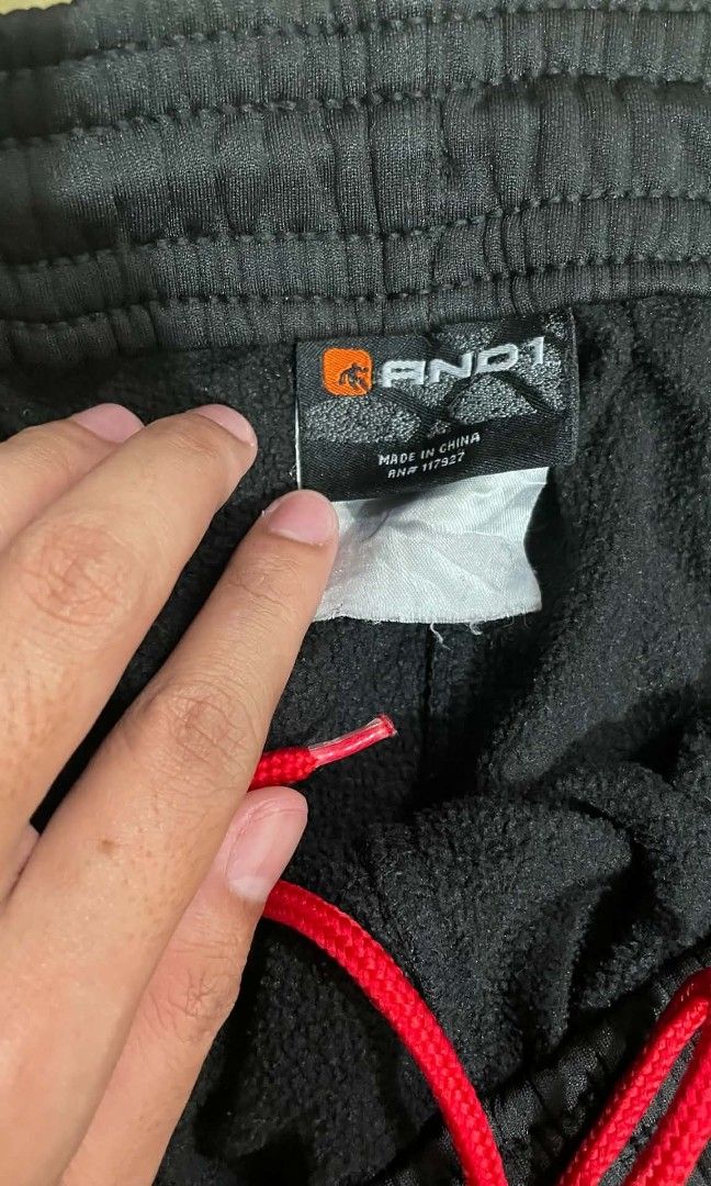 And 1 pants (Category: Joggers) located in Manila. Submitted by partidothrift (Listing ID 1469521470, Image 2). Description: 18.5 waist 14.5 thigh 9 leg opening 41.5 length no issue excellent condition.