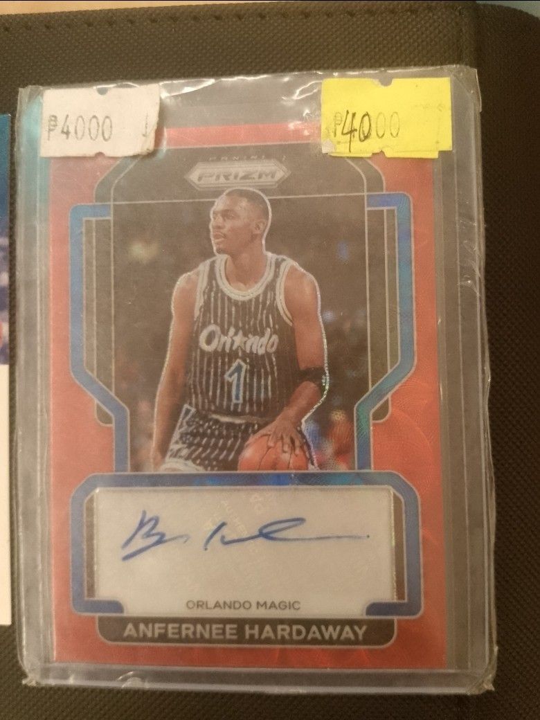 Anfernee Hardaway (Category: Raw Singles) located in San Juan City. Submitted by jim.jim7 (Listing ID 1469413309, Image 1). Description: Anfernee Hardaway nba basketball autograph auto card.