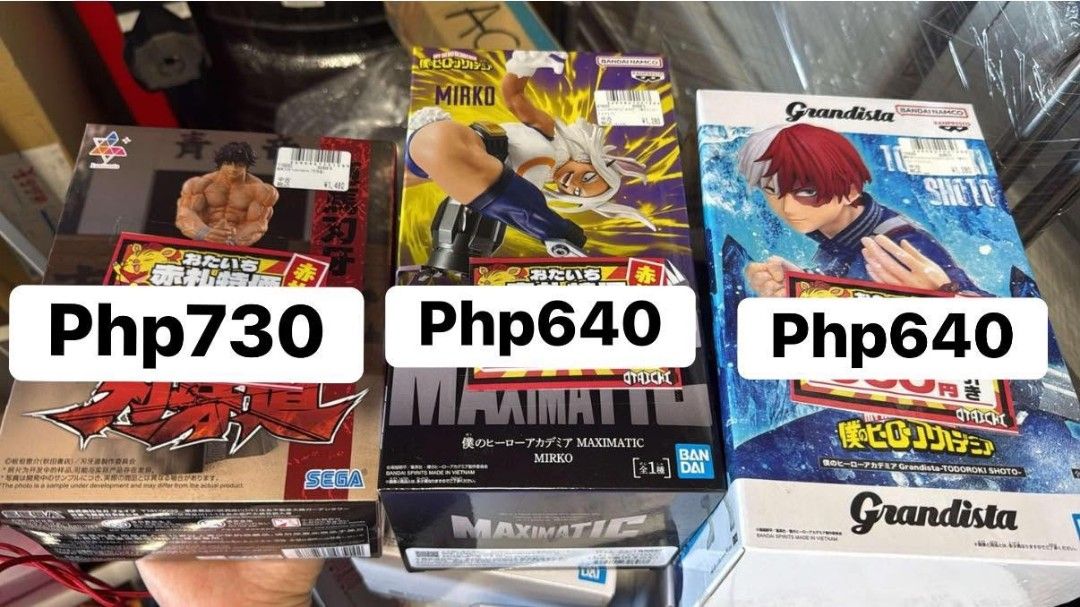 Anime Figures (Category: Figurines & Statues) located in Bulacan. Submitted by hunterherojapanjdm (Listing ID 1469473415, Image 1). Description: .