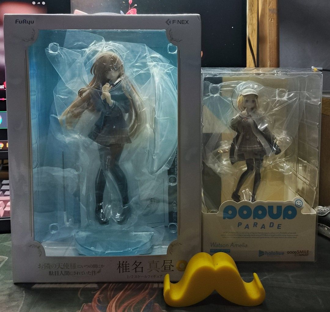Anime figures (Category: Figurines & Statues) located in Manila. Submitted by chesterco2 (Listing ID 1469543252, Image 1). Description: FS: Anime Figures NEGOTIABLE JUST PM Letting go of these figures from my collection! Both were bib displayed and kept with original boxes • POP UP PARADE Watson Amelia – ₱4,000 (with phone stand) • Shiina Mahiru - F:Nex - 1/7 (FuRyu) – ₱10,000 With boxes, pictures available upon request PM for inquiries.