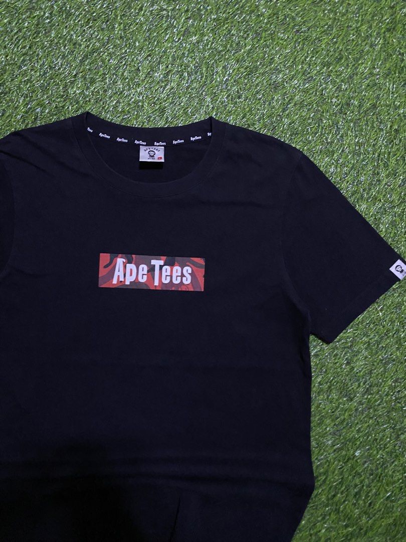 APE TEES (Category: Tshirts & Polo Shirts ) located in Manila. Submitted by niftythrifttt (Listing ID 1469525638, Image 3). Description: APE TEES SIZE M TO L WIDTH - 19.5 LENGTH - 28 COLOR RATE 9.5 EXCELLENT CONDI NO ISSUE.