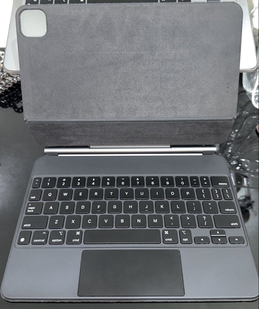 Apple iPad Magic Keyboard (Authentic) (Category: Computer Keyboard) located in Manila. Submitted by goodfindsmnl_ (Listing ID 1469507910, Image 1). Description: - Original Apple accessory (serial number verification available) - Complete with original box and manual - Lightly used and well-maintained - Minimal signs of use - Slight sticker mark on the Apple logo (barely noticeable) - Compatible iPad models: see last photo for reference - Send you