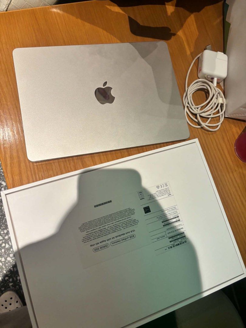 MacBook Air 13.6-inch M2 Starlight (Category: Laptops & Notebooks) located in Quezon City. Submitted by decluttering.9 (Listing ID 1469566012, Image 1). Description: - NO ISSUES -Model: Apple MacBook Air 13.6-inch - Color: Starlight - Specs: M2 chip, 8GB unified memory, 256GB SSD storage - Inclusions: Original box and power adapter included, Wiping Cloth, Laptop Sleeve - No gasgas 99% smooth Excellent condition Rfs: upgrade .