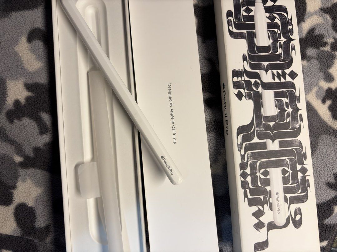 Apple Pencil Pro (Category: Other Mobile & Gadget Accessories) located in Lucban. Submitted by chloeworkstobuy (Listing ID 1469416304, Image 1). Description: Apple Pencil Pro No scratches or scuffs All features working Price slightly negotiable RFS: I don’t use it as much as I’d like.
