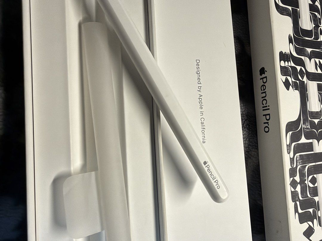 Apple Pencil Pro (Category: Other Mobile & Gadget Accessories) located in Lucban. Submitted by chloeworkstobuy (Listing ID 1469416304, Image 2). Description: Apple Pencil Pro No scratches or scuffs All features working Price slightly negotiable RFS: I don’t use it as much as I’d like.