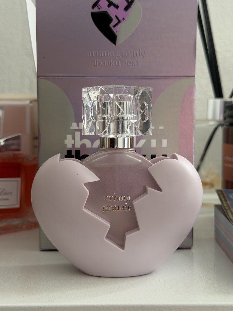 Ariana Grande Thank U Next 2.0 Perfume (Category: Fragrance & Deodorants) located in Tuguegarao City. Submitted by decluttersbyry (Listing ID 1469418582, Image 1). Description: - Authentic Ariana Grande Thank U Next 2.0 30ml - With original box - Sprayer mechanism is fully functional and intact - Bought from korea - Can do installment - Price still negotiable.