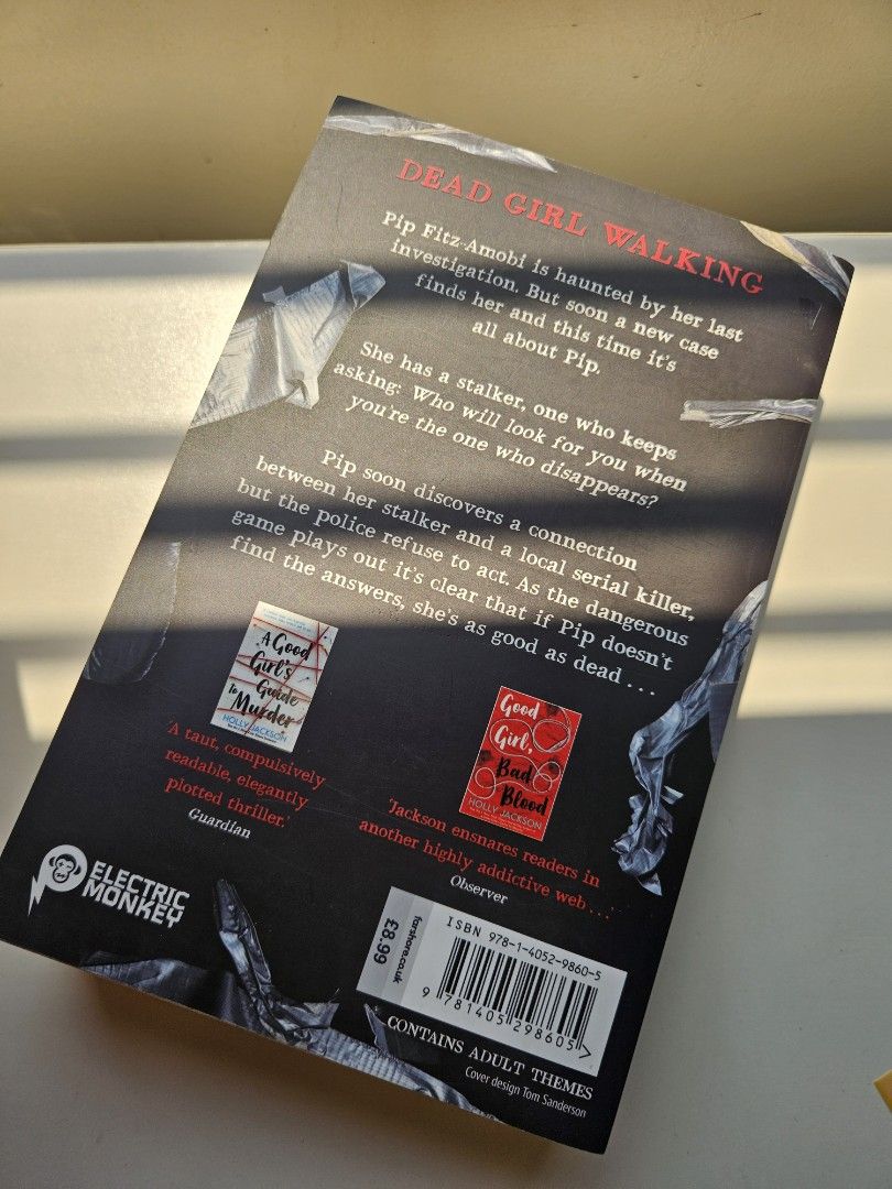 As Good As Dead by Holly Jackson Paperback (Category: Storybooks) located in Paranaque City. Submitted by eyagonzales17 (Listing ID 1469418711, Image 2). Description: - Title: As Good as Dead (Book 3 of A Good Girl's Guide to Murder series) - Author: Holly Jackson - Publisher: Electric Monkey - Format: Standard paperback - ISBN: 978-1-4052-9860-5 - Condition: Clean pages, well-maintained, ready for a new reader - Genre: YA Mystery / Thriller.