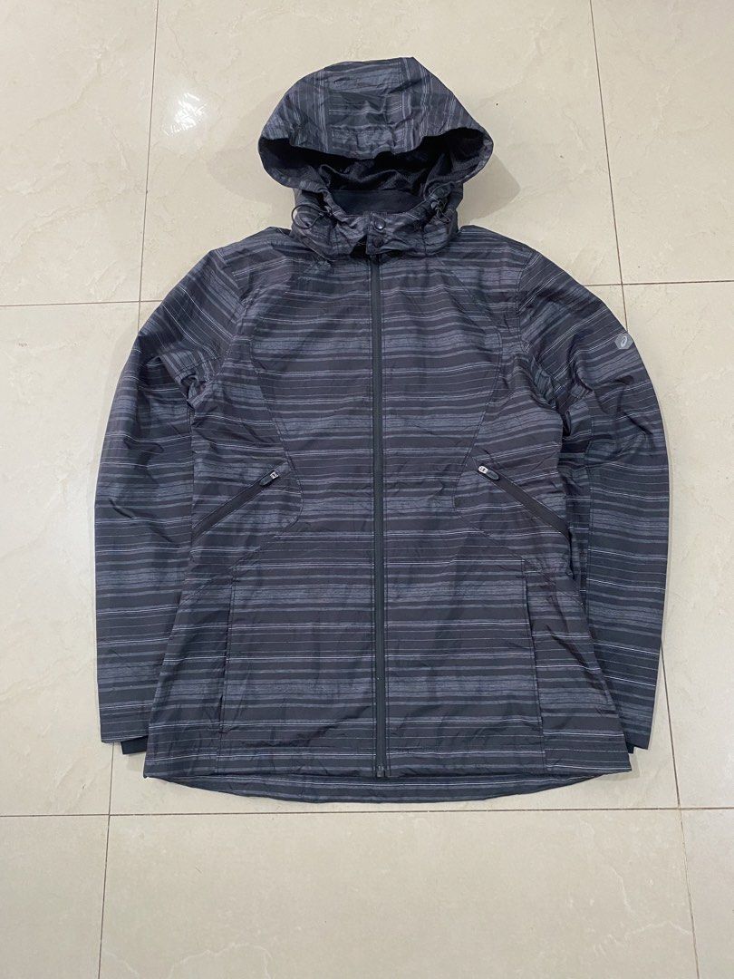 ASICS OUTDOOR BLACK WOMENS PARKA JACKET (Category: Coats, Jackets and Outerwear) located in Talisay. Submitted by hustlethrift_2600 (Listing ID 1469560636, Image 1). Description: ASICS OUTDOOR BLACK WOMENS PARKA JACKET M-L 18 W 26 FRONT L 27 BACK L EXCELLENT CONDITION 9.9/10 COLOR RATE WATER PROOF QUICKDRY NO ISSUE - 1199 🏷️.