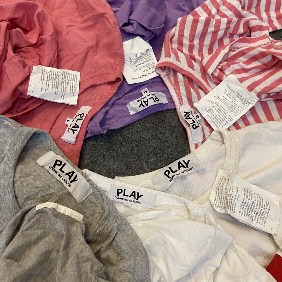 ASPACK CDG PLAY 6 PIECES (Category: Shirts) located in Mabalacat. Submitted by alternativegoodsco (Listing ID 1469543701, Image 2). Description: 5500 or DROP OFFER GOOD CONDITION NO MAJOR FLAW CAN NEGOTIATE NEED WASH ONLY!.