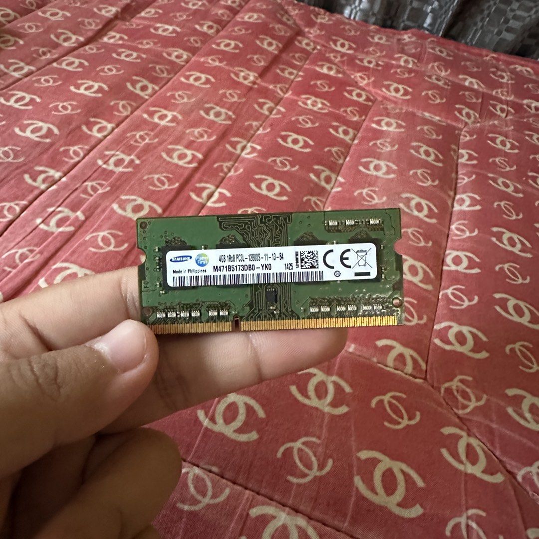 Assorted Laptop RAM (Untested) (Category: Computer Parts) located in Carmona. Submitted by ed.barraca (Listing ID 1469394861, Image 3). Description: PAKIBASA ANG DESCRIPTION NG ITEM NA ITO BAGO MAGOFFER. For Sale! Assorted Laptop RAM (Untested) 📣 These RAM sticks were pulled sa mga sirang laptop. No idea if they work or not. So buy at your own risk! 📣 There are four RAM sticks. One of it is a DDR2 (SMART), while the other three is a DDR3 (Samsu
