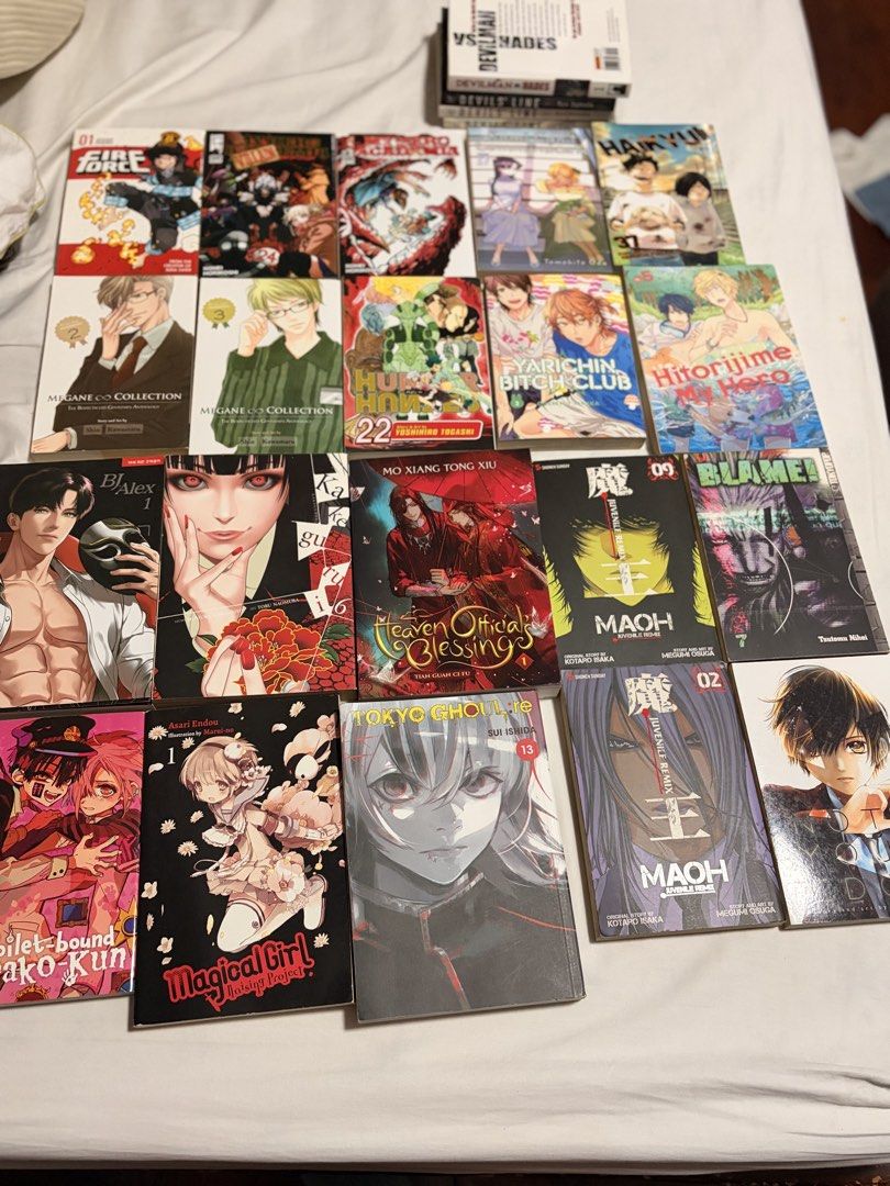 Assorted Manga (Category: Comics & Manga) located in Las Pinas. Submitted by angelamariego (Listing ID 1469491070, Image 1). Description: Take all for 3k (nego) Pm me for individual prices 😊.
