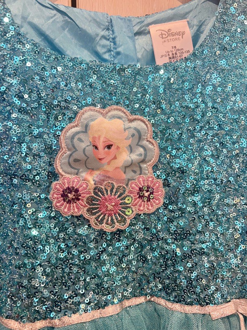 Disney Store Frozen Authentic Disney Store Elsa Frozen Dress Size 7/8, Babies & Kids ...