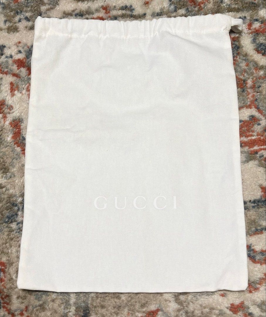 Authentic Gucci Dustbag (Category: Luxury Bags & Wallets) located in Manila. Submitted by nikashoppe (Listing ID 1469529274, Image 1). Description: .