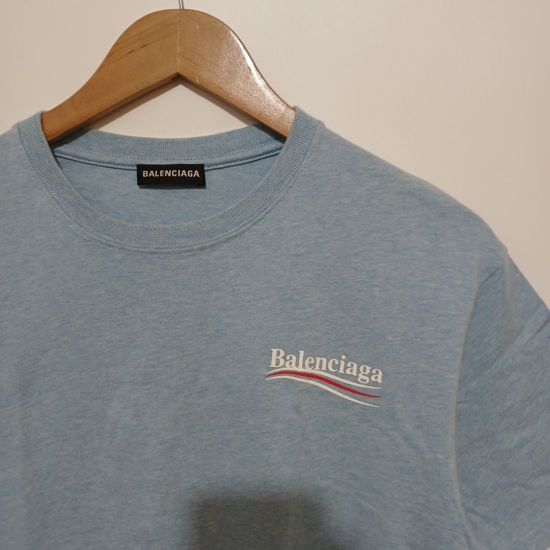 BAL3NCIAGA (Category: Tshirts & Polo Shirts ) located in Ozamiz City. Submitted by 2nd.sight (Listing ID 1469475313, Image 3). Description: size: xs w: 19 l: 27.5 like new *light yellowing last pic (unnoticeable).