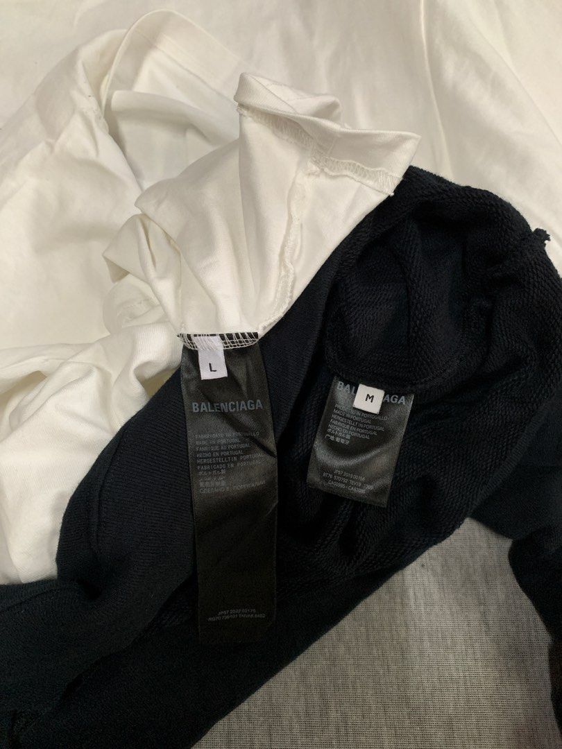balenciaga (Category: Luxury Apparel) located in Cebu City. Submitted by aundrewwww (Listing ID 1469568908, Image 3). Description: TAKE ALL 3.5k BALENCIAGA SHIRT WIDTH- 21.5 LENGTH-27 SWEATER WIDTH-23 LENGTH 28 Both excellent condition Color rate 9.5/10 for both.